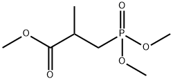 3-(二甲氧基膦酰基)-2-甲基丙酸甲酯, 33771-60-7, 結(jié)構(gòu)式