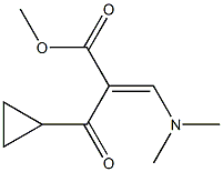 (1-cyclopropyl-Methanoyl)-diMethylaMino-acrylic acid Methyl ester Struktur