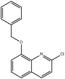 8-benzyloxy-2-chloroquinoline Struktur