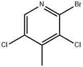 2-BroMo-3,5-dichloro-4-Methylpyridine Struktur