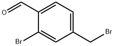 2-bromo-4-(bromomethyl)benzaldehyde Struktur