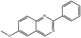 6-Methoxy-2-phenylquinazoline Struktur