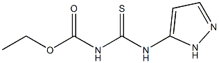 ethyl 2H-pyrazol-3-ylaMinocarbothioylcarbaMate Struktur