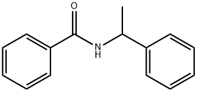 N-(1-phenylethyl)benzamide Struktur