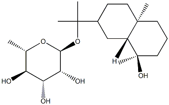 CryptoMeridiol 11-rhaMnoside Struktur