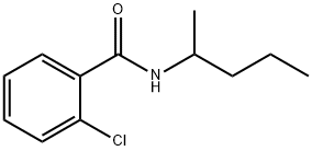 2-chloro-N-(pentan-2-yl)benzaMide Struktur