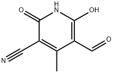 5-ForMyl-2,4,6-triMethylnicotinonitrile Struktur