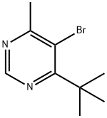 5-BroMo-4-(tert-Butyl)-6-MethylpyriMidine Struktur