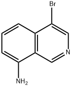 8-Isoquinolinamine,4-bromo-(9CI) Struktur