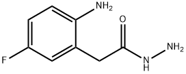 2-(2-aMino-5-fluorophenyl)acetohydrazide Struktur