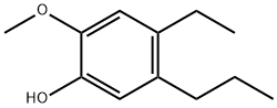 4-Ethyl-2-Methoxy-5-propylphenol Struktur