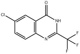 6-Chloro-2-(trifluoroMethyl)quinazolin-4(3H)-one Struktur