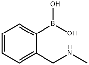 2-((MethylaMino)Methyl)phenylboronic acid Struktur