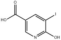 5-Iodo-6-oxo-1,6-dihydro-pyridine-3-carboxylic acid Struktur