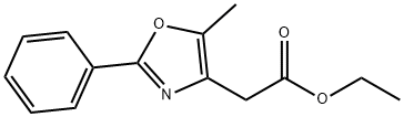 ethyl 2-(5-Methyl-2-phenyloxazol-4-yl)acetate Struktur