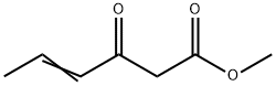 4-Hexenoic acid, 3-oxo-, Methyl ester Struktur