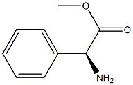 (S)-Methyl 2-aMino-2-phenylacetate Struktur