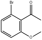 1-(2-broMo-6-Methoxy-phenyl)ethanone Struktur