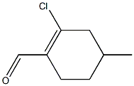 2-Chloro-4-Methylcyclohex-1-en-1-carbaldehyd Struktur