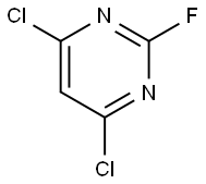 4,6-dichloro-2-fluoropyriMidine Struktur