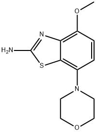 4-Methoxy-7-Morpholinobenzo[d]thiazol-2-aMine Struktur