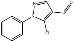 5-chloro-1-phenyl-1H-pyrazole-4-carbaldehyde Struktur