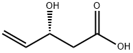 [R,(-)]-3-Hydroxy-4-pentenoic acid Struktur