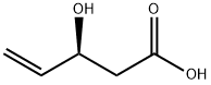 [S,(+)]-3-Hydroxy-4-pentenoic acid Struktur