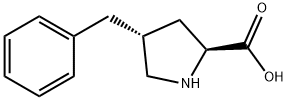 (2S,4R)-4-benzylpyrrolidine-2-carboxylic acid Struktur