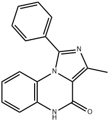 3-Methyl-1-phenyliMidazo[1,5-a]quinoxalin-4(5H)-one Struktur