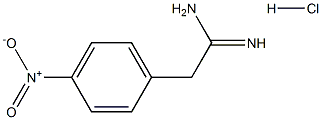 2-(4-NITROPHENYL)ETHANIMIDAMIDE HYDROCHLORIDE Struktur