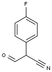 2-(4-Fluorophenyl)-3-oxopropanenitrile Struktur