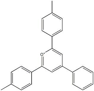 2,6-Bis(4-Methylphenyl)-4-phenylpyryliuM Struktur