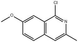 1-Chloro-3-Methyl-7-Methoxyquinoline Struktur