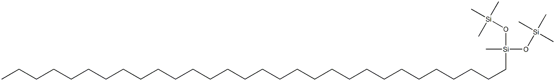 3-TRIACONTYLHEPTAMETHYLTRISILOXANE, tech-85 Struktur