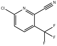 6-Chloro-3-(trifluoroMethyl)picolinonitrile Struktur