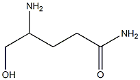 4-Amino-5-hydroxypentanamide Struktur