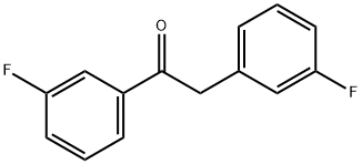 1,2-Bis(3-fluorophenyl)ethanone Struktur