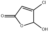 4-クロロ-5-ヒドロキシフラン-2(5H)-オン 化學構(gòu)造式