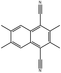 2,3,6,7-tetraMethylnaphthalene-1,4-dicarbonitrile Struktur