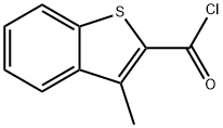 3-methylbenzo[b]thiophene-2-carbonyl chloride Struktur