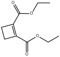 diethyl cyclobut-1-ene-1,2-dicarboxylate Struktur