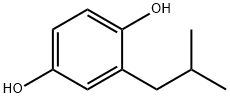 2-isobutylbenzene-1,4-diol Struktur