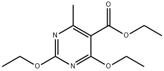 Ethyl 2,4-diethoxy-6-MethylpyriMidine-5-carboxylate Struktur