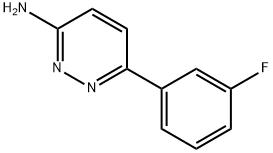 6-(3-fluorophenyl)pyridazin-3-aMine Struktur