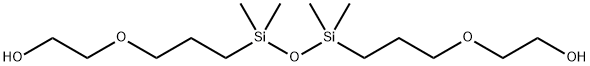 1,3-BIS(3-(2-HYDROXYETHOXY)PROPYL)TETRAMETHYLDISILOXANE, 95% Structure