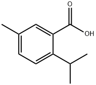 Benzoic acid, 5-Methyl-2-(1-Methylethyl)- Struktur