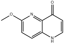 6-Methoxy-1,5-naphthyridin-4(1H)-one Struktur