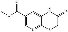 Methyl 2-oxo-2,3-dihydro-1H-pyrido[2,3-b][1,4]thiazine-7-carboxylate Struktur