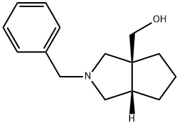 (2-benzyloctahydrocyclopenta[c]pyrrol-3a-yl)Methanol Struktur